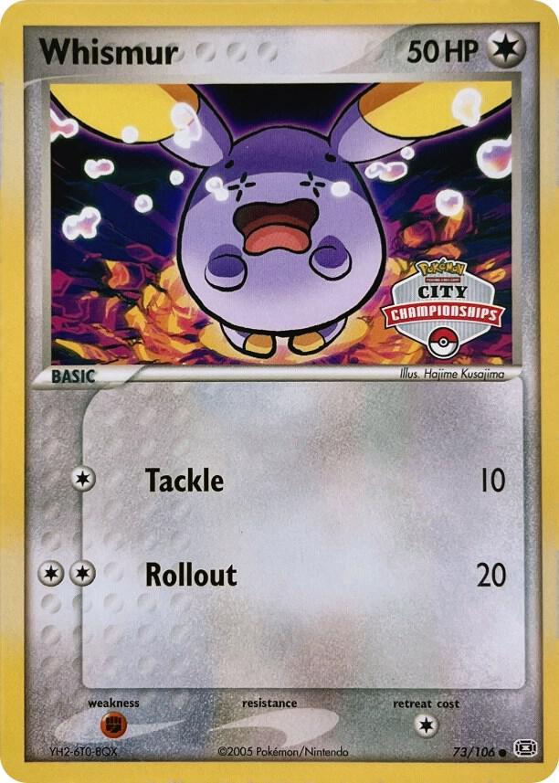 Emerald Whismur [City-Championships] Pokémon card