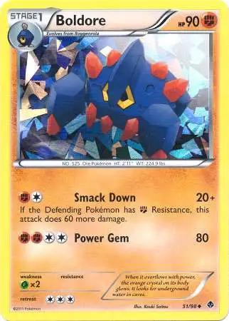 Emerging Powers Boldore [Cracked-Ice] Pokémon card