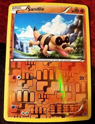 Emerging Powers Sandile [Reverse Holo] Pokémon card