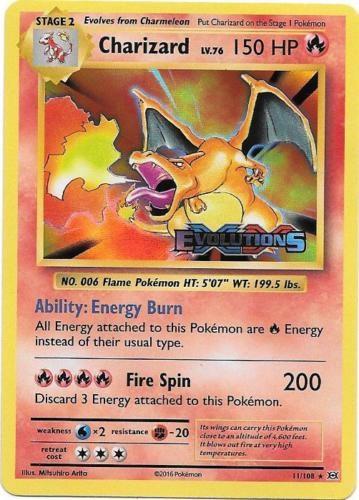 Evolutions Charizard [Prerelease] Pokémon card