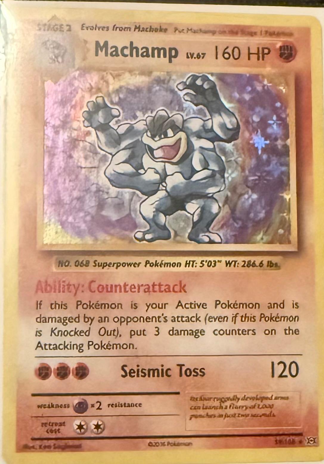 Evolutions Machamp [Holo] Pokémon card