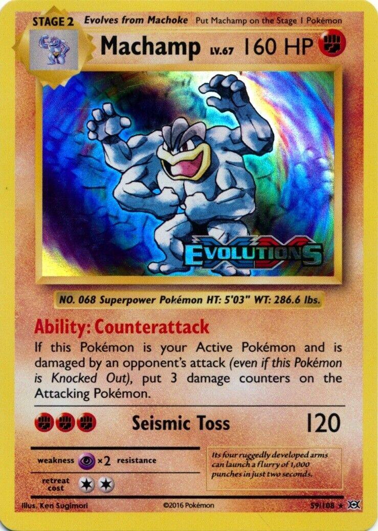 Evolutions Machamp [Prerelease] Pokémon card