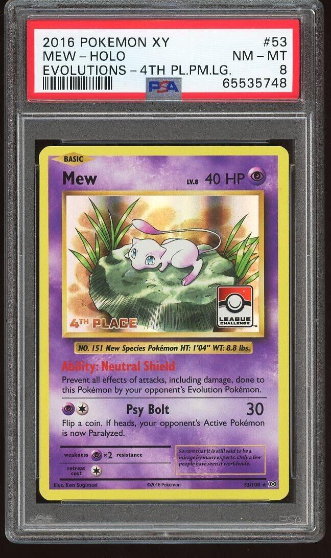 Evolutions Mew [4th-Place-League] Pokémon card
