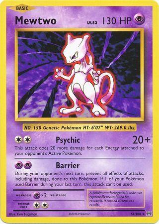 Evolutions Mewtwo [Holo] Pokémon card