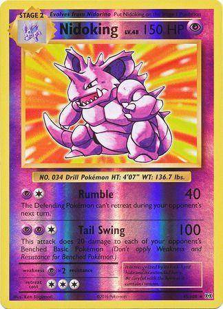 Nidoking [Reverse Holo]