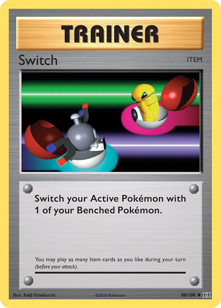 Evolutions Switch Pokémon card