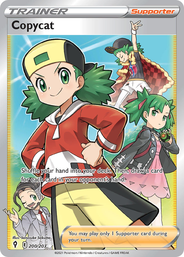 Evolving Skies Copycat Pokémon card
