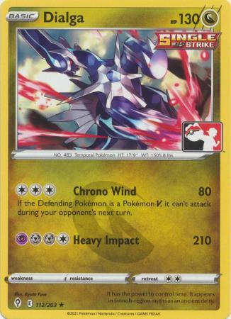 Evolving Skies Dialga [Prize-Pack] Pokémon card