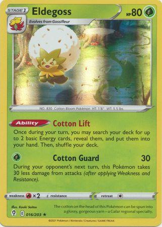 Evolving Skies Eldgoss [Holo] Pokémon card
