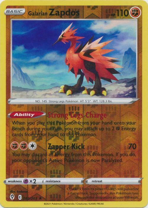 Galarian Zapdos [Reverse Holo]