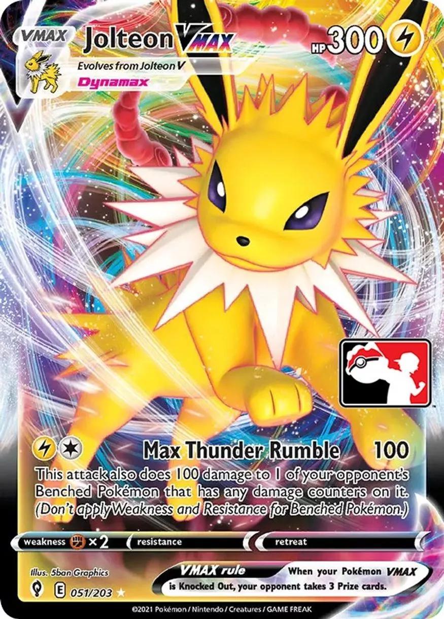 Evolving Skies Jolteon VMAX [Prize-Pack] Pokémon card