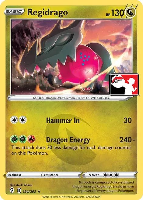 Evolving Skies Regidrago [Prize-Pack] Pokémon card