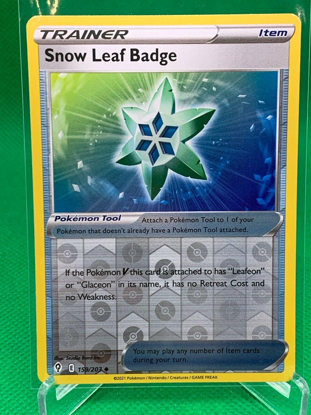 Snow Leaf Badge [Reverse Holo]