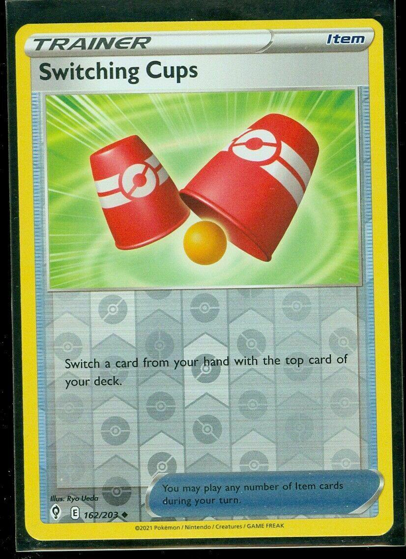 Evolving Skies Switching Cups [Reverse Holo] Pokémon card