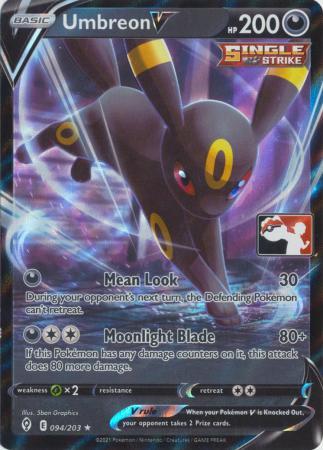 Evolving Skies Umbreon V [Prize-Pack-Series-One] Pokémon card