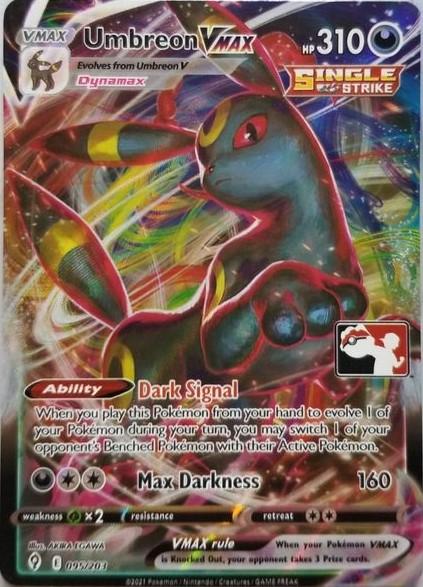 Evolving Skies Umbreon VMAX [Prize-Pack] Pokémon card
