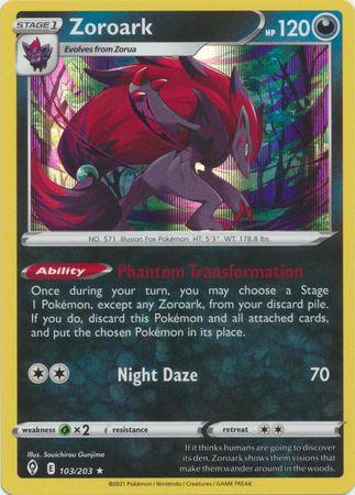 Evolving Skies Zoroark [Holo] Pokémon card