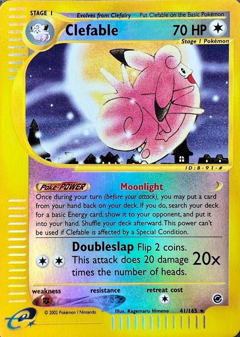 Expedition Clefable [Reverse Holo] Pokémon card