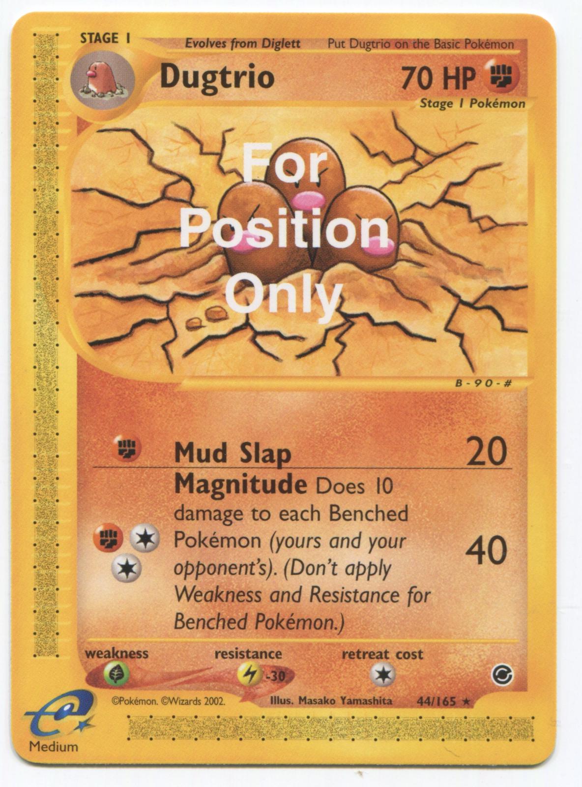 Expedition Dugtrio [For-Position-Only] Pokémon card