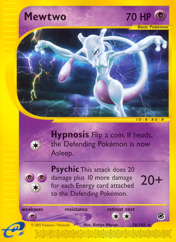 Expedition Mewtwo Pokémon card