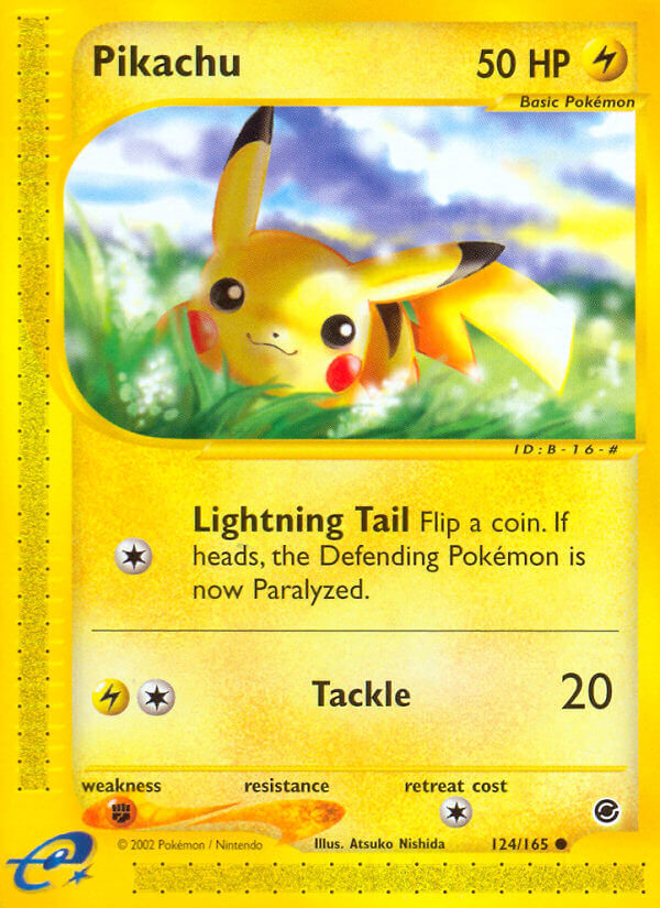 Expedition Pikachu Pokémon card