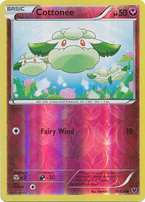 Fates Collide Cottonee [Reverse Holo] Pokémon card