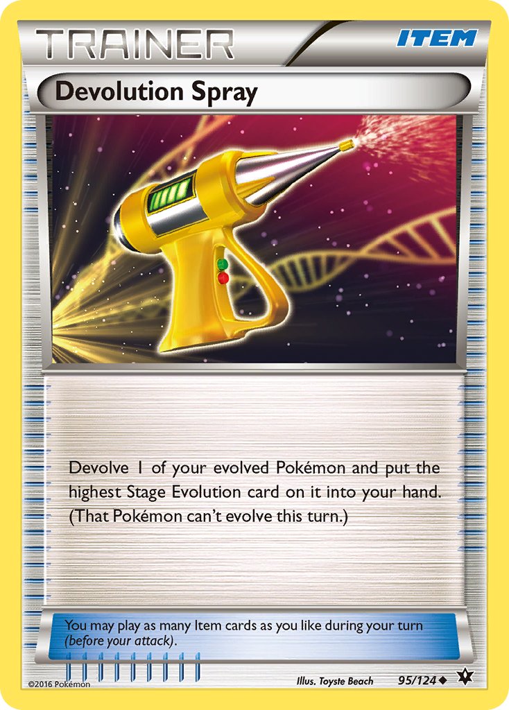Fates Collide Devolution Spray Pokémon card