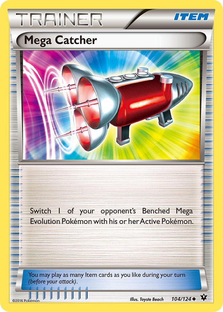Fates Collide Mega Catcher Pokémon card