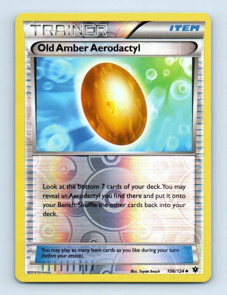 Old Amber Aerodactyl [Reverse Holo]