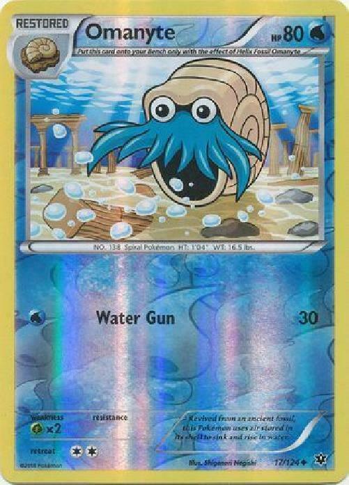 Omanyte [Reverse Holo]