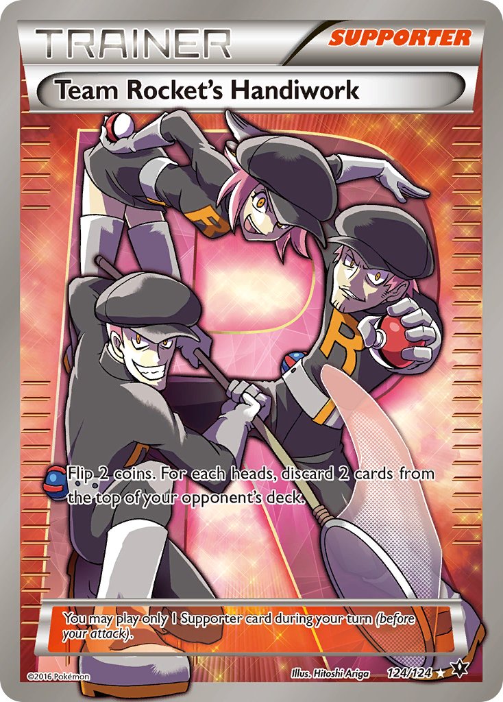 Fates Collide Team Rocket's Handiwork Pokémon card