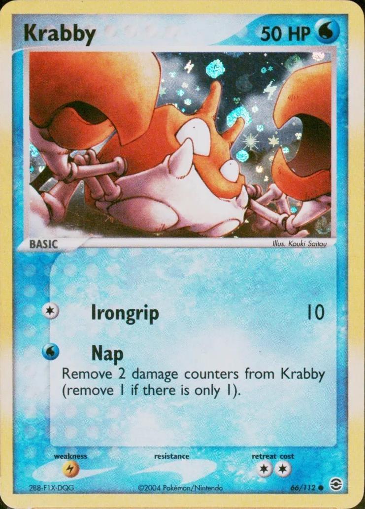 Krabby [Reverse Holo]