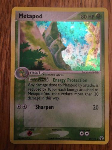 Fire Red & Leaf Green Metapod [Reverse Holo] Pokémon card