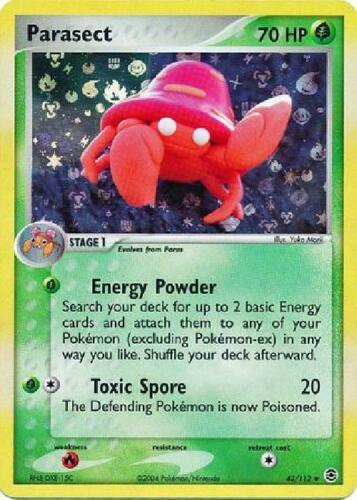 Fire Red & Leaf Green Parasect [Reverse Holo] Pokémon card