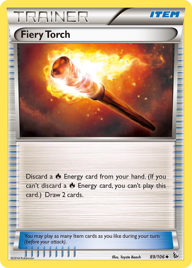 Flashfire Fiery Torch Pokémon card