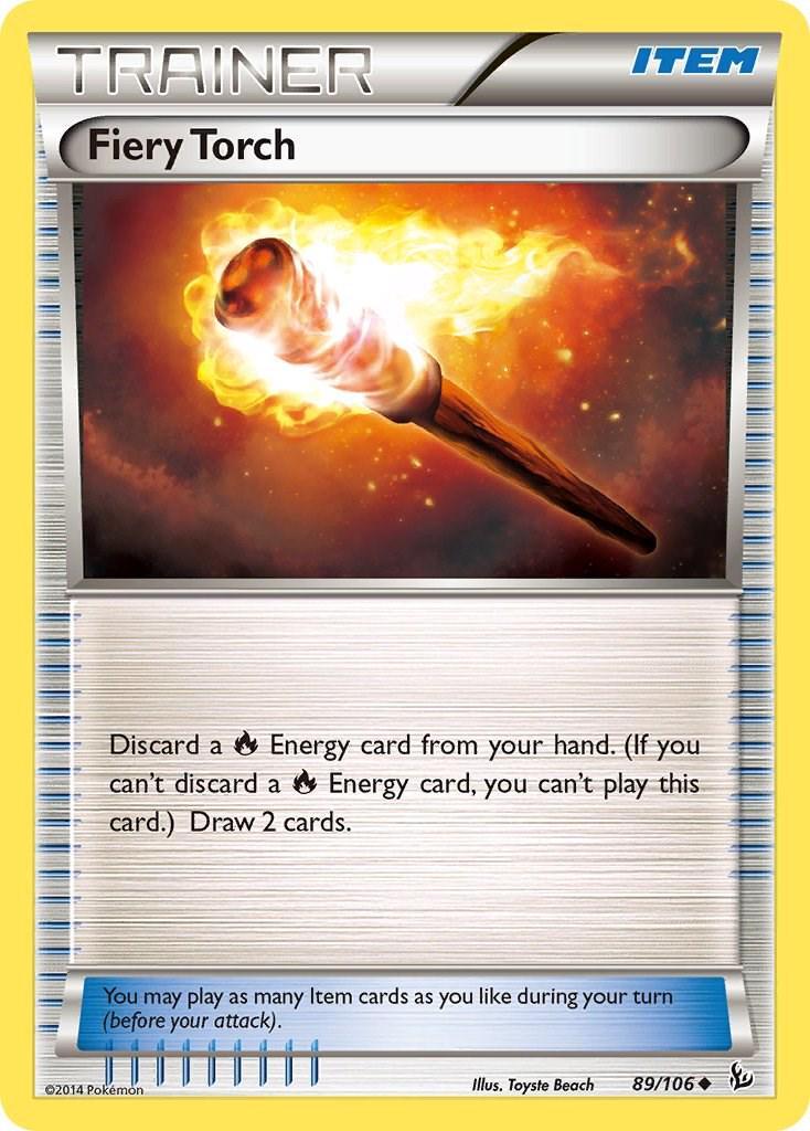 Flashfire Fiery Torch [Holo] Pokémon card