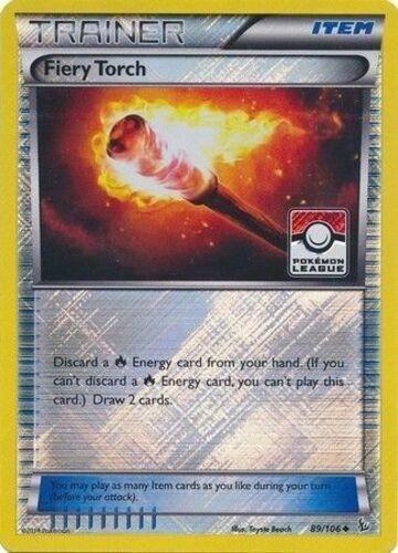Flashfire Fiery Torch [League] Pokémon card
