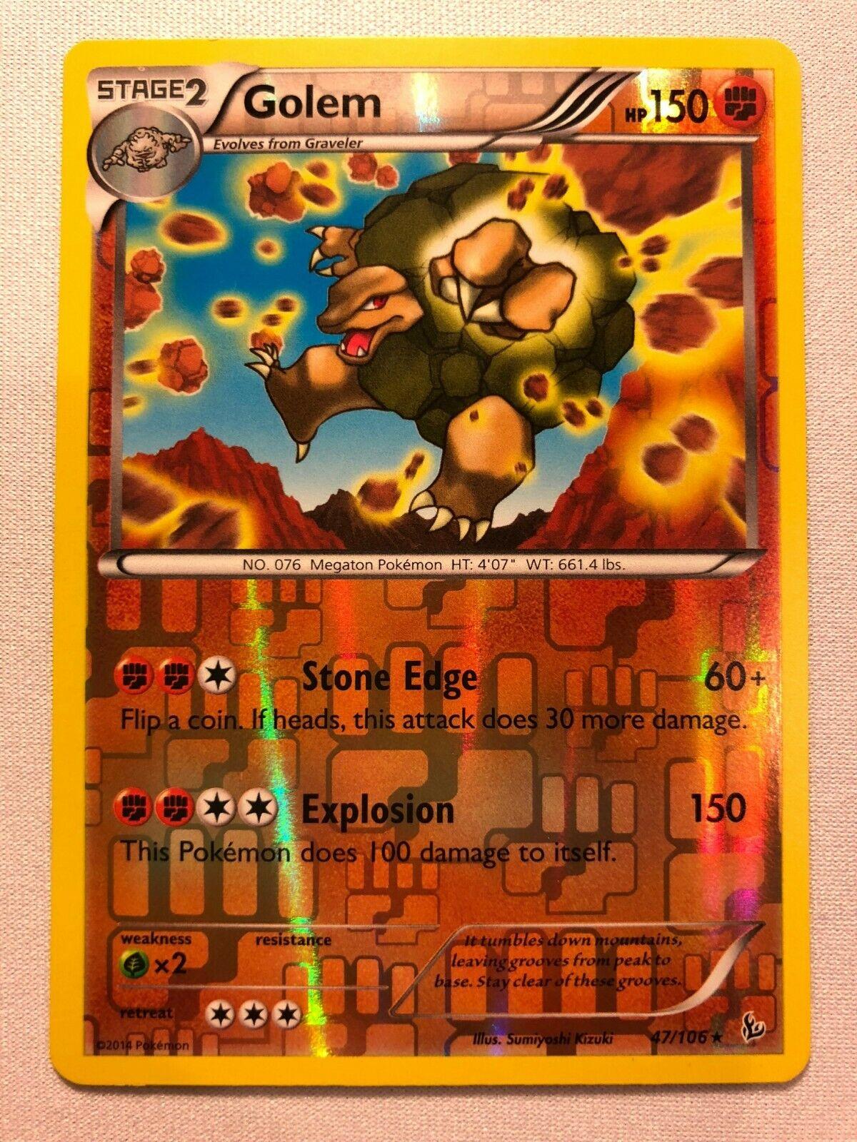 Flashfire Golem [Reverse Holo] Pokémon card