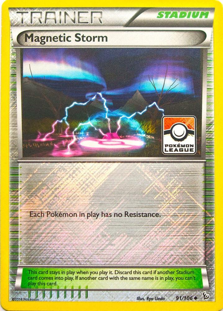 Flashfire Magnetic Storm [League] Pokémon card