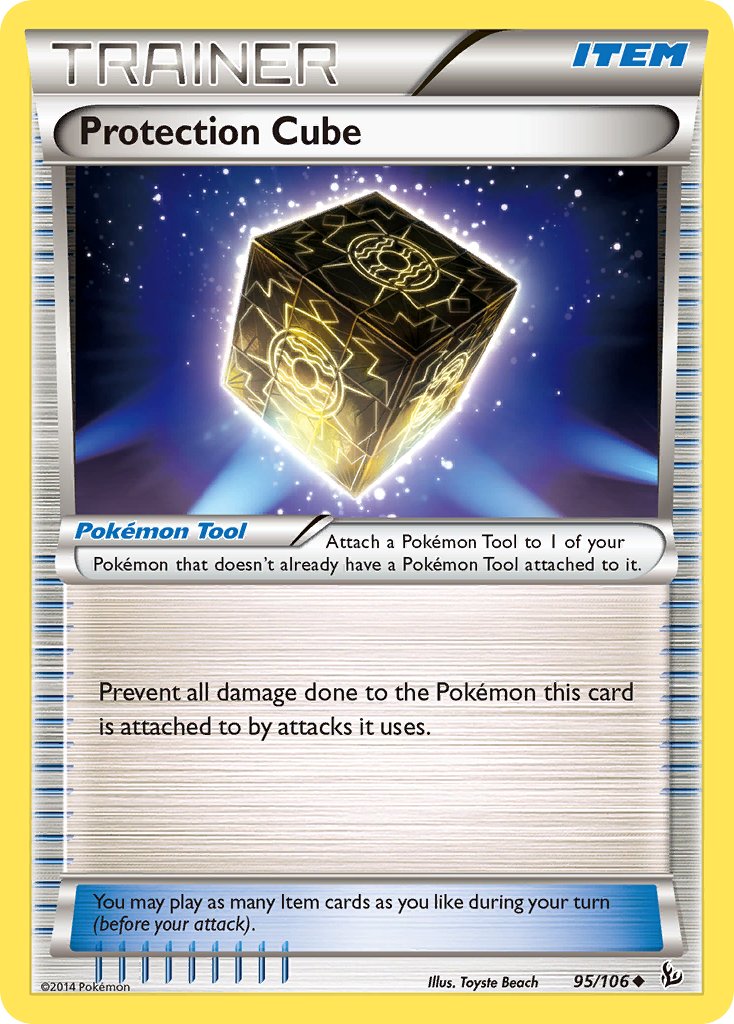 Flashfire Protection Cube Pokémon card