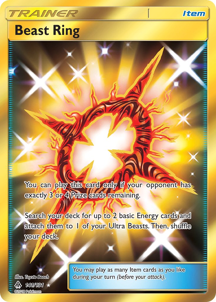 Forbidden Light Beast Ring Pokémon card