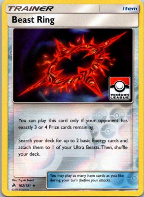 Forbidden Light Beast Ring [Pokemon-League] Pokémon card