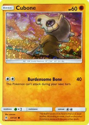 Forbidden Light Cubone [General-Mills-Holo] Pokémon card