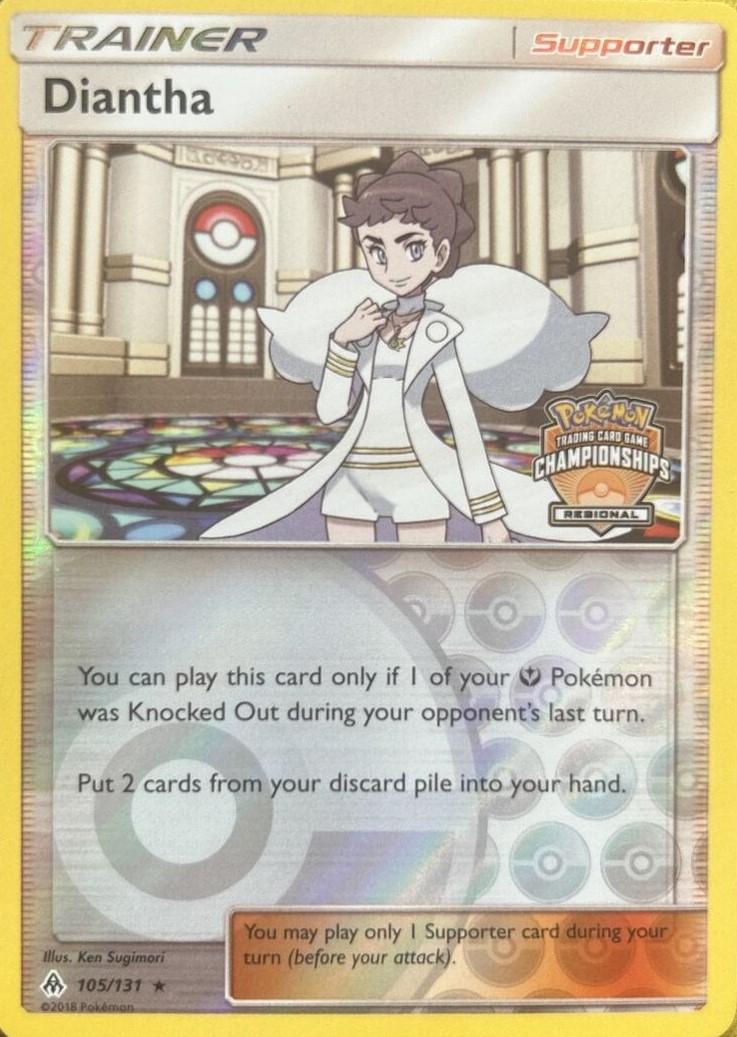 Forbidden Light Diantha [Regional-Championships] Pokémon card