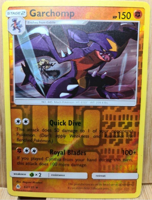 Forbidden Light Garchomp [Reverse Holo] Pokémon card