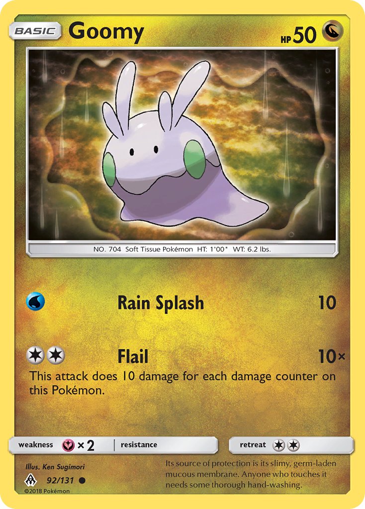 Forbidden Light Goomy Pokémon card