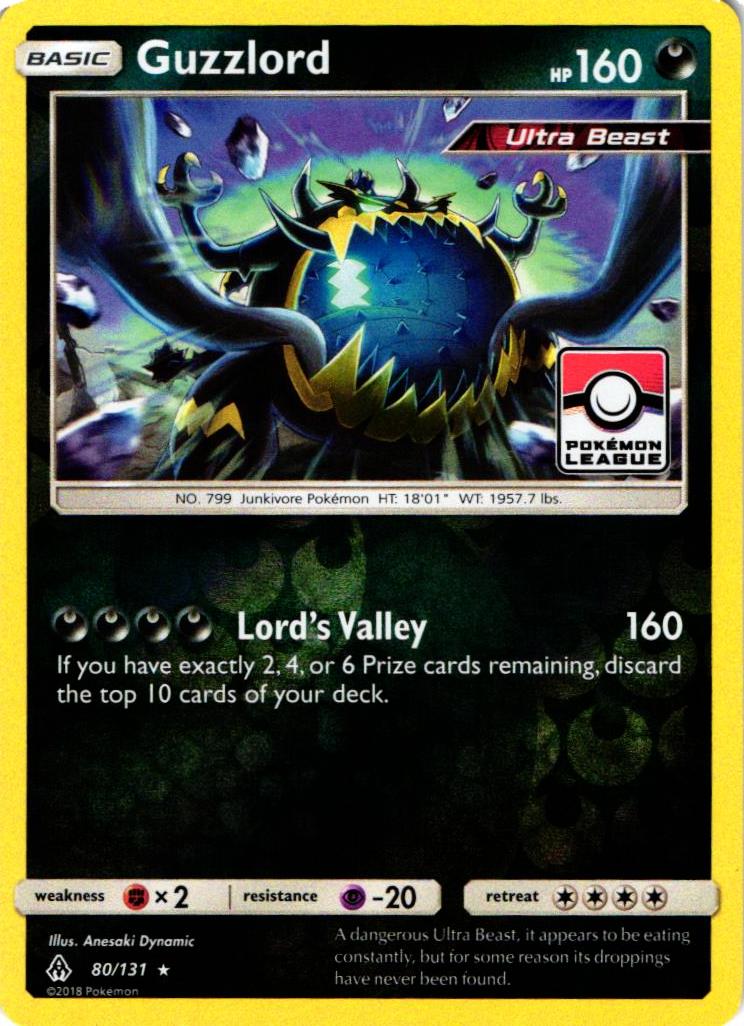 Forbidden Light Guzzlord [Pokemon-League] Pokémon card