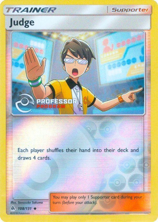 Forbidden Light Judge [Professor-Program] Pokémon card
