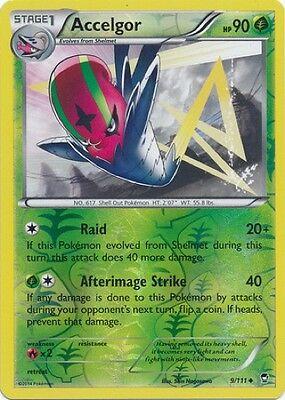 Furious Fists Accelgor [Reverse Holo] Pokémon card