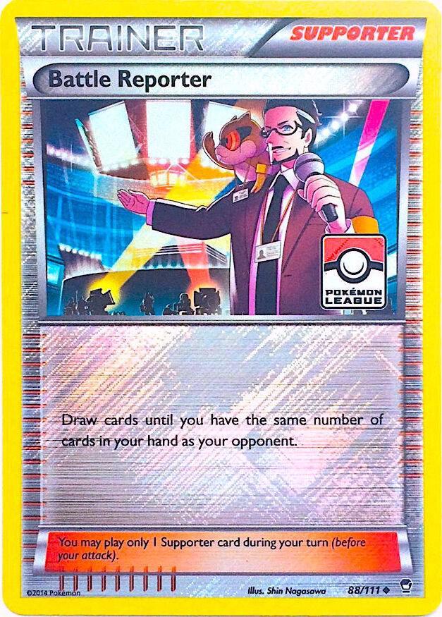 Furious Fists Battle Reporter [League] Pokémon card